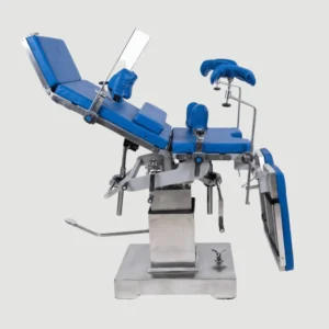 Manual OT Table SS with all accessories and mattresses