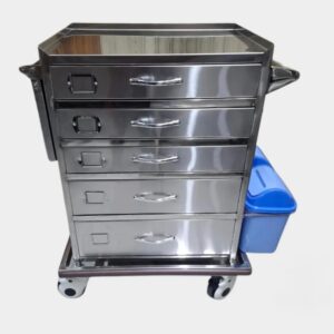 Crash Trolley Stainless steel